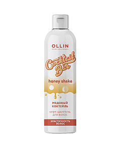 Ollin Cocktail Bar Honey Cocktail Shampoo - Крем-шампунь для волос "Медовый коктейль" эластичность волос 400 мл